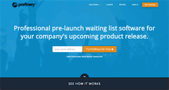 Desktop Screenshot of blog.prefinery.com